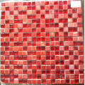 Red Stone Mosaic Mix Glas Mosaik Fliese (HGM360)